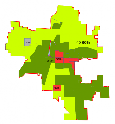 RAPID Support By Precinct, 2017