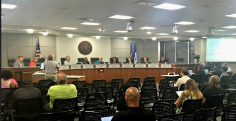 The Grand Rapids City Commission In Meeting